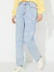 Daisy Straight Jeans with Pockets